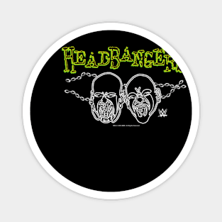 Headbangers Neon Face Magnet